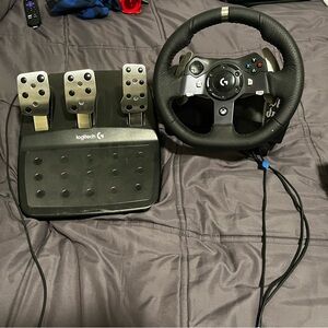 logitech g920 steering wheel and pedals